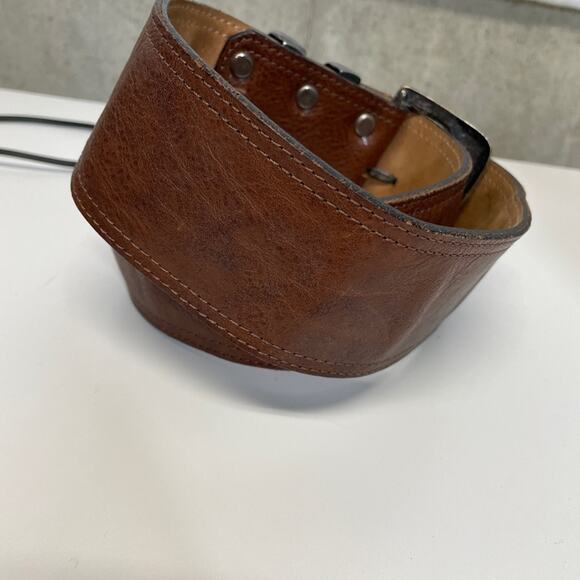 Vintage Comme Des Faus Brown Leather Belt‎ main image 10